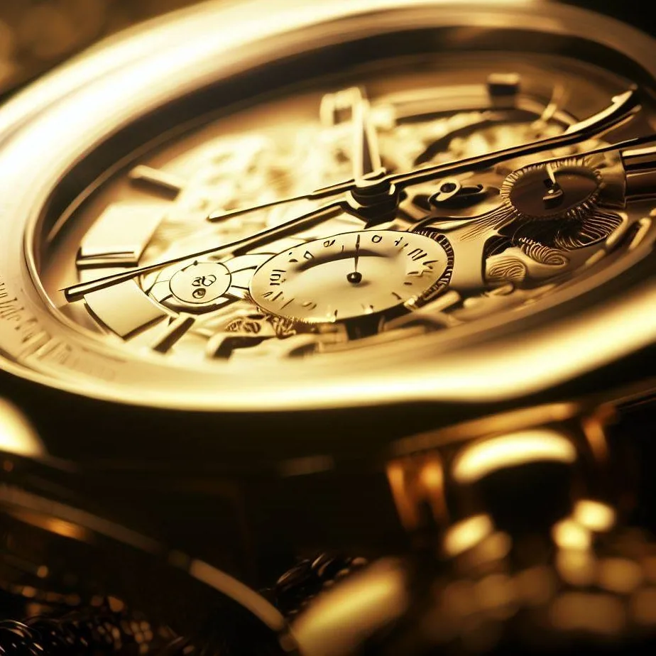 Ceasul din aur: Eleganță și Refinede încheiată într-un accesoriu de lux
