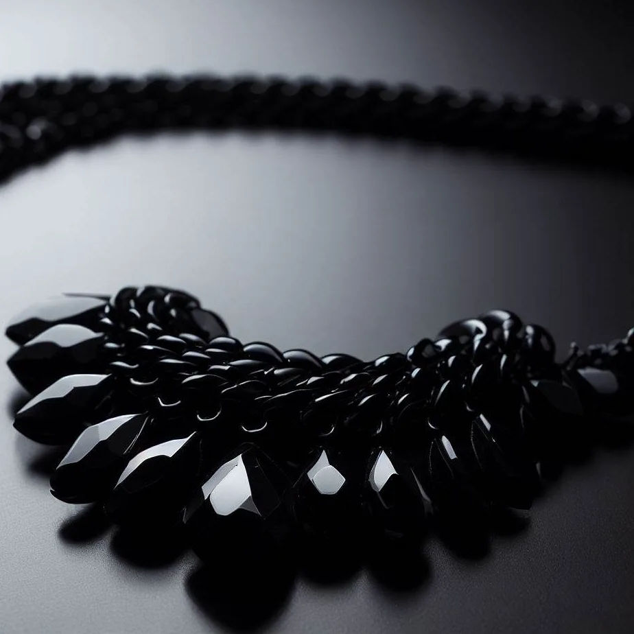 Colier Negru: O Bijuterie Elegantă și Versatilă pentru Ocazii Speciale